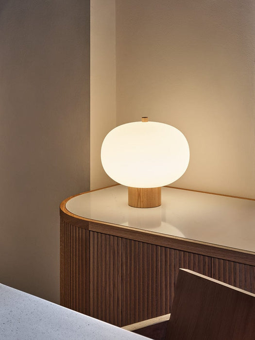 TABLE LAMP ILARGI Ø320 LED 16.4 LED WARM-WHITE 2700K TOUCH DIMMING LIGHT WOOD 1 10-6011-93-F9