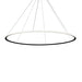 PENDANT CIRCULAR OUTWARD Ø1200 RECESSED LED 72 LED WARM-WHITE 3000K ON-OFF WHIT