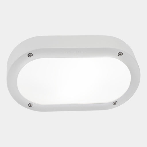 WALL FIXTURE IP66 BASIC OVAL LED 8.5 SW 2700-3200-4000K ON-OFF WHITE 793LM