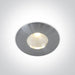 LED Spotlight Aluminium Circular Warm White LED Outdoor 1100lm Natural Aluminium One Light SKU:10112P/AL/W - Toplightco