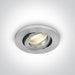 LED Spotlight Aluminium Circular Natural Aluminium One Light SKU:11105AC/AL - Toplightco