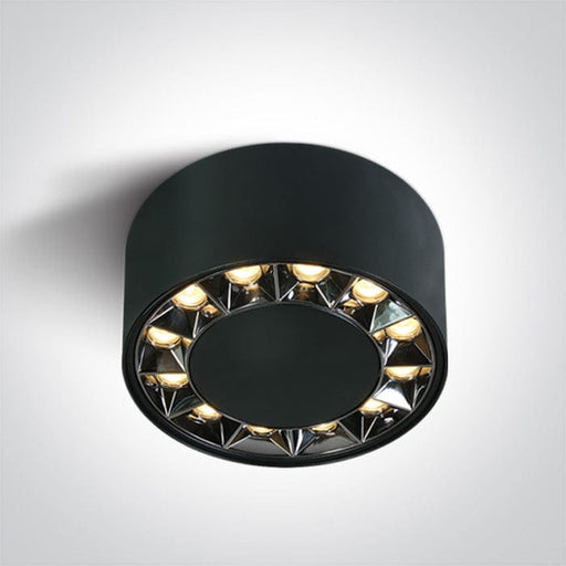 Black 20W Surface ceiling spotlight, IP20.

Complete with 450mA driver.

 One Light SKU:12120X/B/W