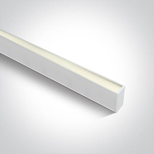 Linear Light White Rectangular Cool White LED built in 3400lm 40W Aluminium One Light SKU:38150A/W/C - Toplightco