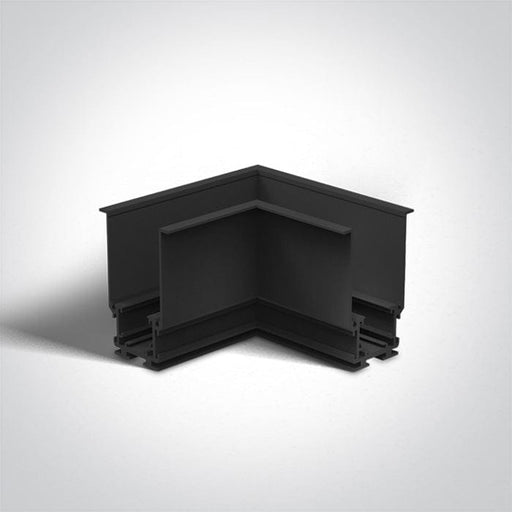 Black BLACK RECESSED CORNER FOR 42001R / 42002R One Light SKU:42012AR/B