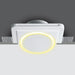 LED Spotlight White Rectangular Warm White LED built in 15lm 2,5W Gypsum One Light SKU:50103GT4/W - Toplightco