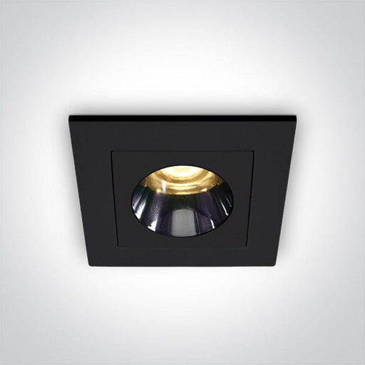 Black 3W Low Glare recessed spotlight, IP20.

Complete with 700mA driver.

 One Light SKU:50103H/B/W