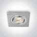 LED Spotlight Aluminium Rectangular Natural Aluminium One Light SKU:51103AB/AL - Toplightco