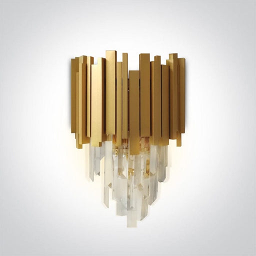 Brass Classic Wall Decorative 2xE14 lamps fitting. One Light SKU:60132