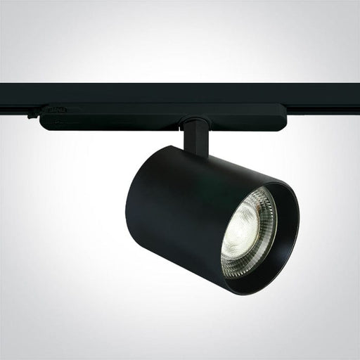 Black 3 Circuit Tracklight 35W Adjustable power LED track spotlight, ideal for shops and showrooms.

 

 One Light SKU:65660BTT/B/C