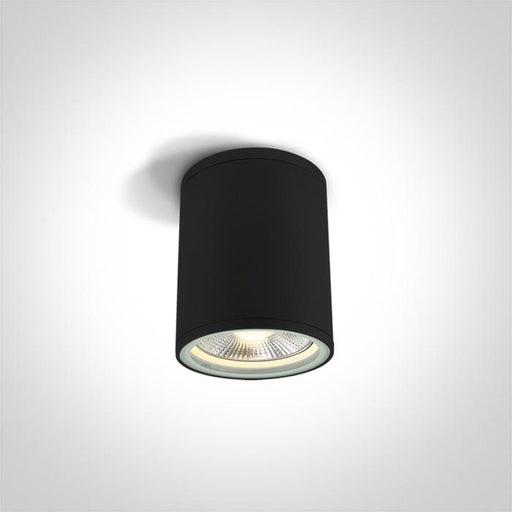 Wall & Ceiling Light Black Circular Outdoor Replaceable lamp 75W Die Cast One Light SKU:67132C/B - Toplightco