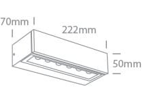 Anthracite 8W Wall light, IP65.

Complete with 350mA driver.

 

 One Light SKU:67526A1/AN/W