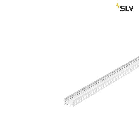 SLV 1000506 GRAZIA 20 LED Surface profile, flat, grooved, 3m, white - Toplightco
