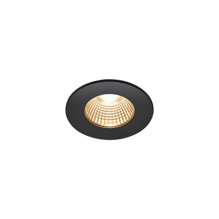 SLV 1002098 PATTA-I, LED outdoor recessed ceiling light, round DL IP65 black 1800-3000K - Toplightco