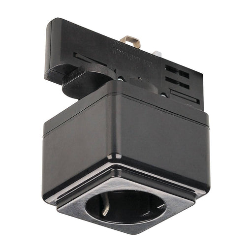 SLV 145700 EUTRAC power socket adapter, black - Toplightco