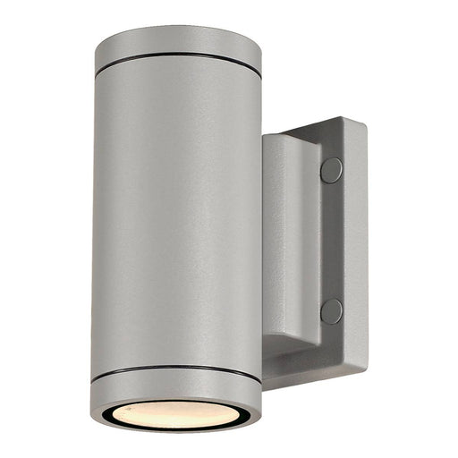 SLV 233114 NEW MYRA UP/DOWN wall light, silver-grey, 2x GU10 , max 2x 35W, IP55 - Toplightco