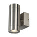 SLV 233302 ASTINA STEEL GU10 wall light, round, stainless steel 304, 2x 35W max., IP44 - Toplightco