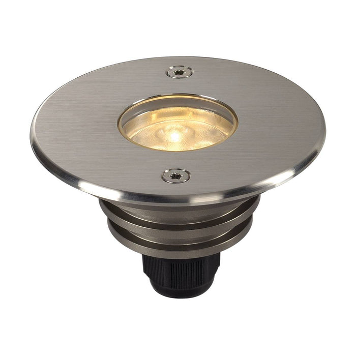 SLV 233500 DASAR LED inground fitting, round, stainless steel 316, 6W , 3000K, 12-25V, IP67 - Toplightco
