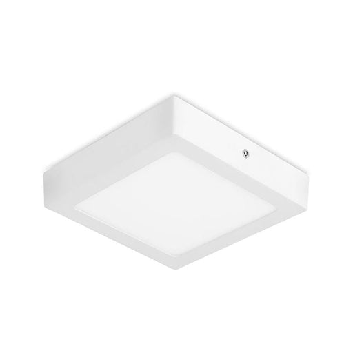 Ceiling Light Ip23 Easy Square Surface 225mm Led 15.5w 3000k White 1371lm SKU: TC-0168-BLA - Toplightco