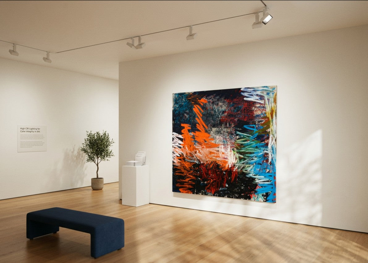 How to choose gallery track lighting for colour accuracy, flexibility and long-term value