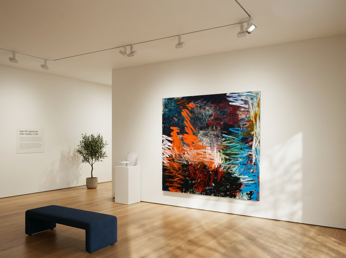 The curator's guide to gallery lighting: keep colours true, cut glare, stay flexible