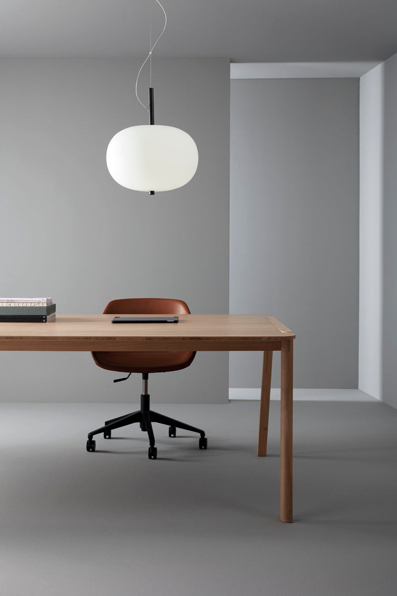 PENDANT ILARGI Ø395 LED 25.4 LED WARM-WHITE 2700K DALI LIGHT WOOD 1507LM 00-6460-93-F9