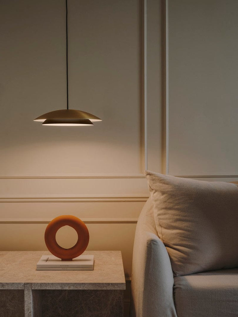 PENDANT NOWAY SMALL LED 18.5 SW 2700-3000-4000K LIGHT FOR LIFE ON OFF MATTE GOLD 00-8393-DN-05