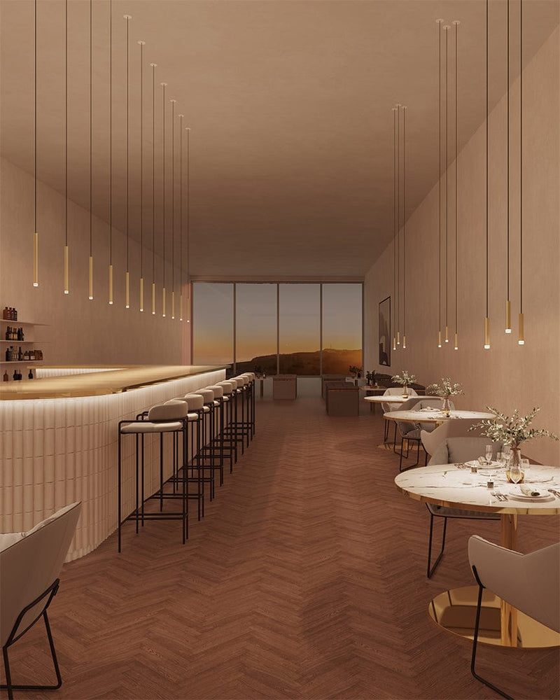 PENDANT CANDLE XS 1 BODY RECESSED LED 4.1 LED WARM-WHITE 2700K ON-OFF BRASS 154L 00-8528-27-27