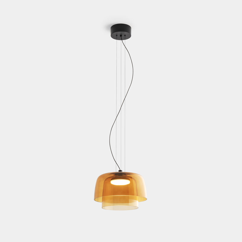 Levels 2 Bodies Ø320mm + Ø220mm Pendant | 19.0W 2700K CRI92 Phase Cut | Black | 00-A027-05-15