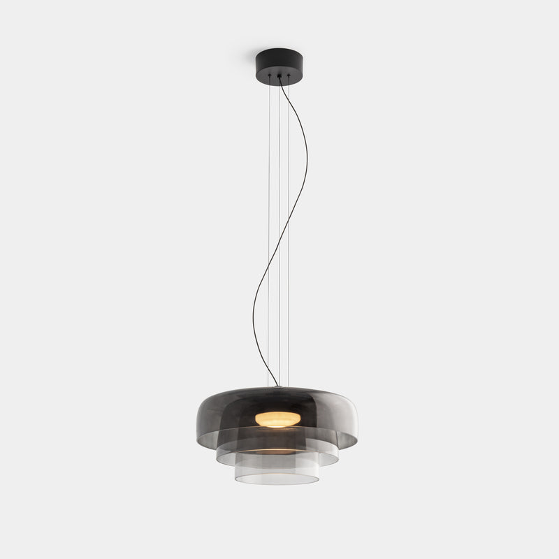 Levels 3 Bodies Ø420mm + Ø320mm + Ø220mm Pendant | 19.0W 2700K CRI92 Phase Cut | Black | 00-A041-05-12