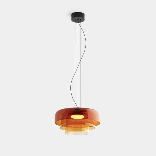 Levels 3 Bodies Ø420mm + Ø320mm + Ø220mm Pendant | 19.0W 2700K CRI92 Phase Cut | Black | 00-A041-05-15