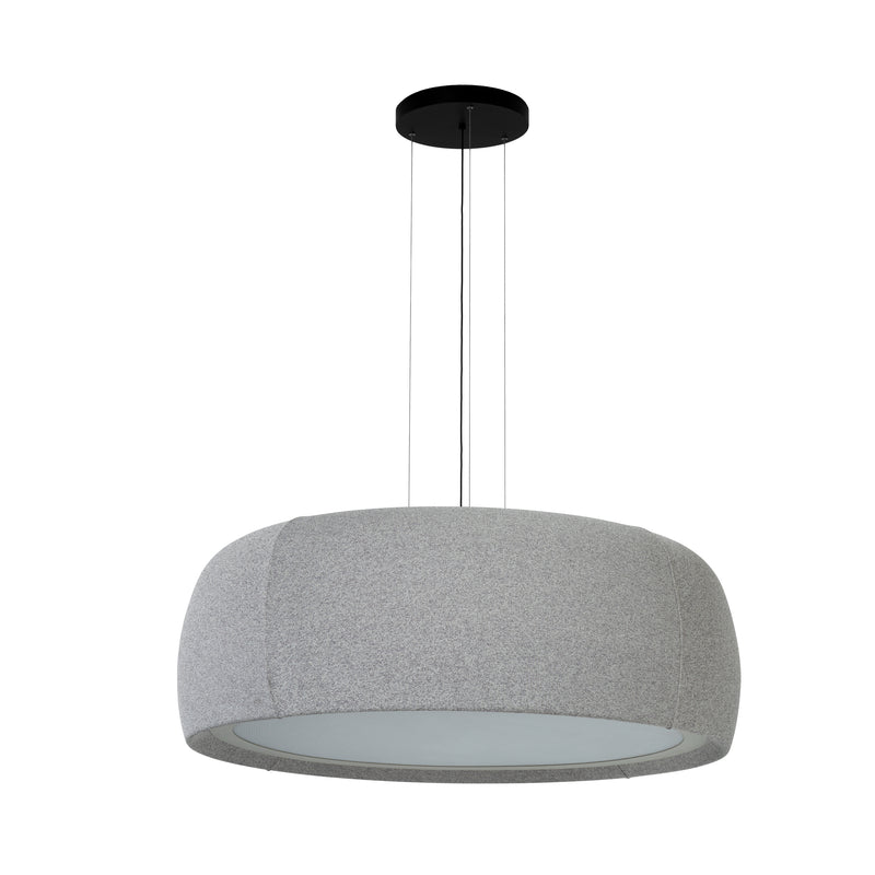 Gong Microprisma Ø1000 Pendant | 38.7W 3000K CRI92 Phase Cut | Silk Gray | 00-A340-FB-FA
