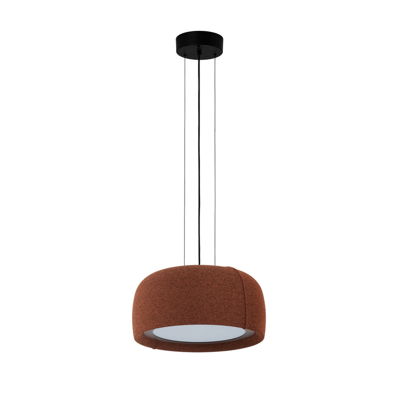 Gong Opal Ø340 Pendant | 15.0W 2700K CRI92 Phase Cut | Mahogany Brown | 00-A356-W1-L1