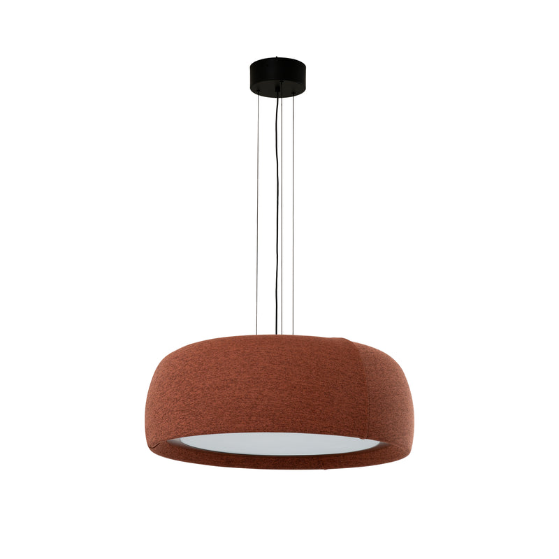 Gong Microprisma Ø600 Pendant | 28.0W 2700K CRI92 DALI-2 / Push | Mahogany Brown | 00-A366-W1-L1