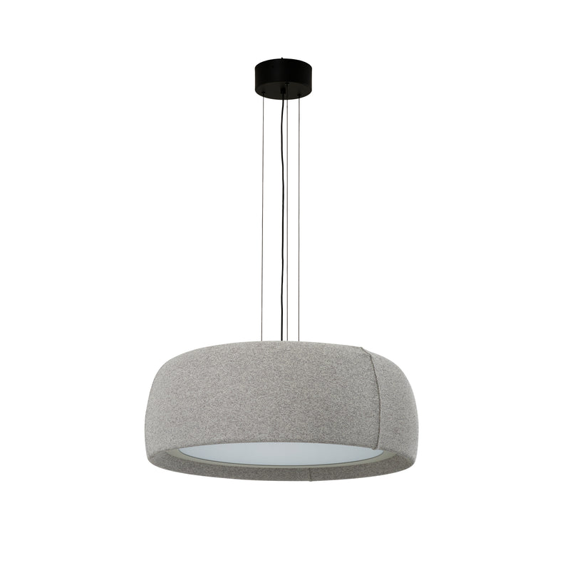 Gong Opal Ø600 Pendant | 28.0W 4000K CRI92 DALI-2 / Push | Silk Gray | 00-A371-FB-FA
