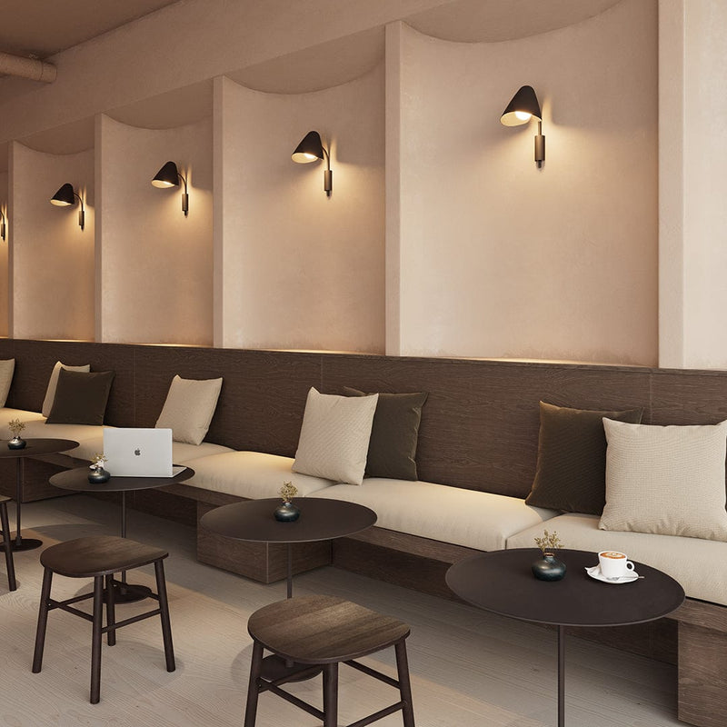 WALL FIXTURE ORGANIC E14 9 BLACK 771LM 05-7582-05-05