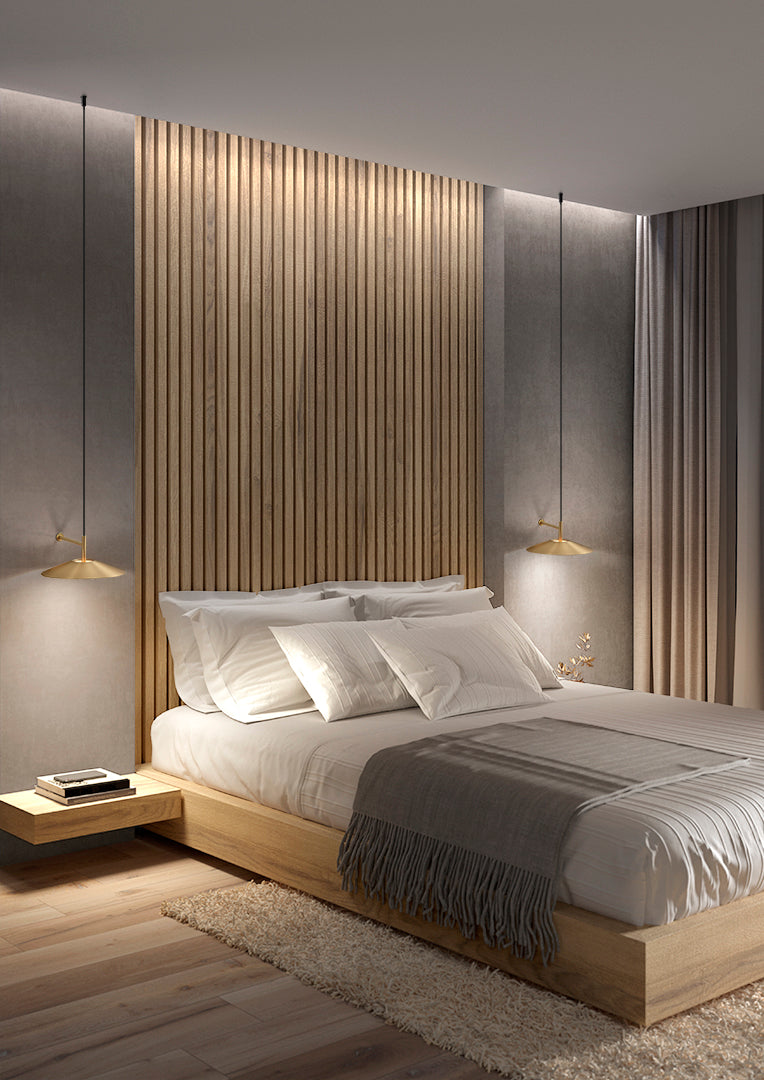 WALL FIXTURE H LED 17 LED WARM-WHITE 2700K ON-OFF MATTE GOLD 627LM 05-7742-DN-DN