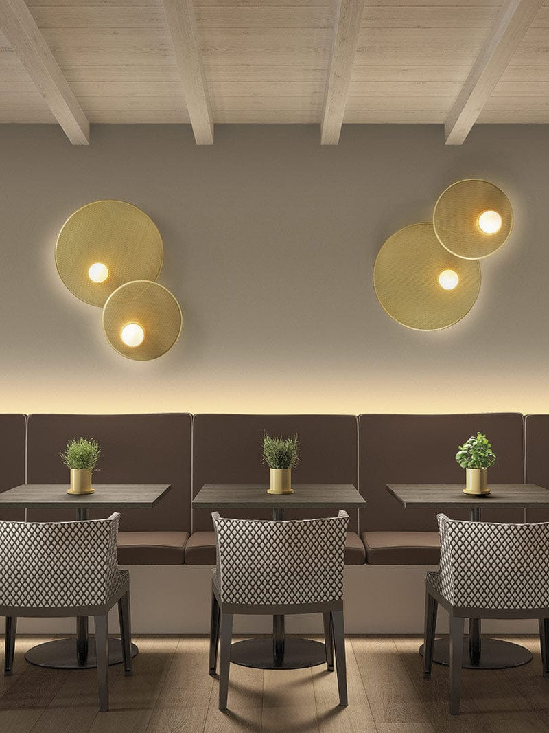 WALL FIXTURE TRIP DOUBLE Ø460MM / Ø460MM E14 18 MATTE GOLD 05-8360-05-DN