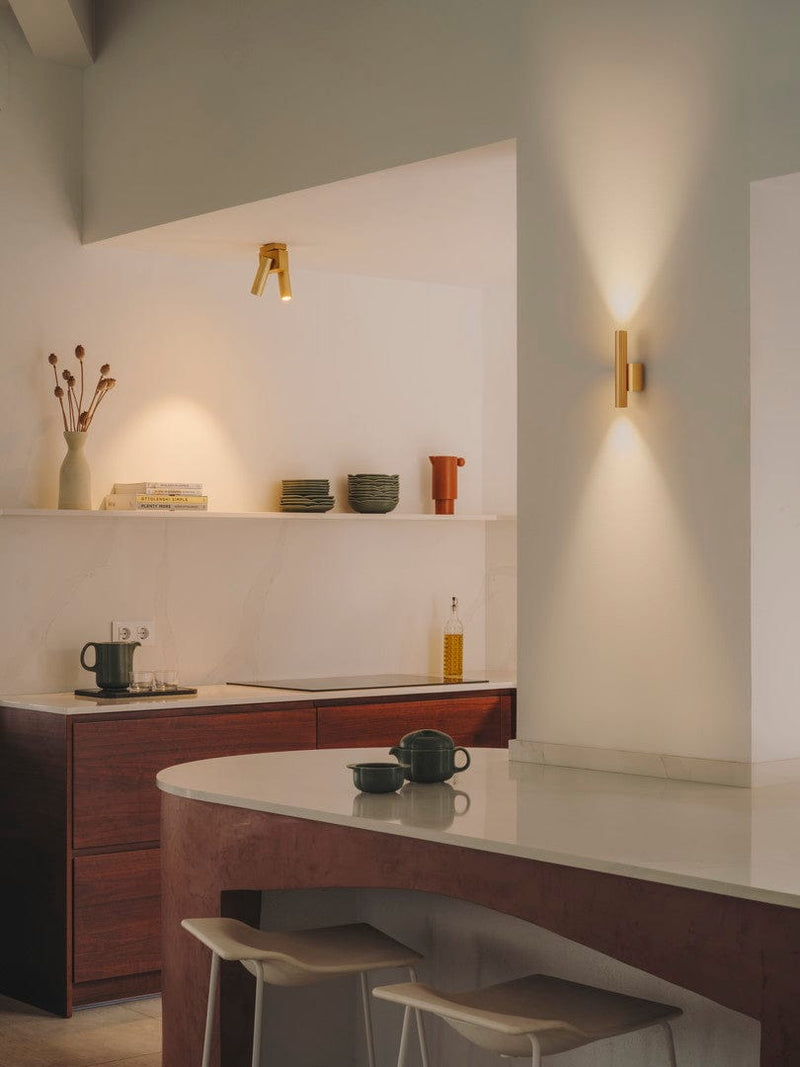 WALL FIXTURE PROLIX LED 18.8 LED WARM-WHITE 2700K PHASE CUT MATTE GOLD 358LM