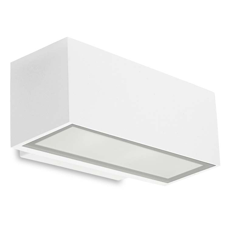 Afrodita LED 275mm Single Emission Wall Light | 11.4W 3000K CRI92 | White | 05-E168-14-CL
