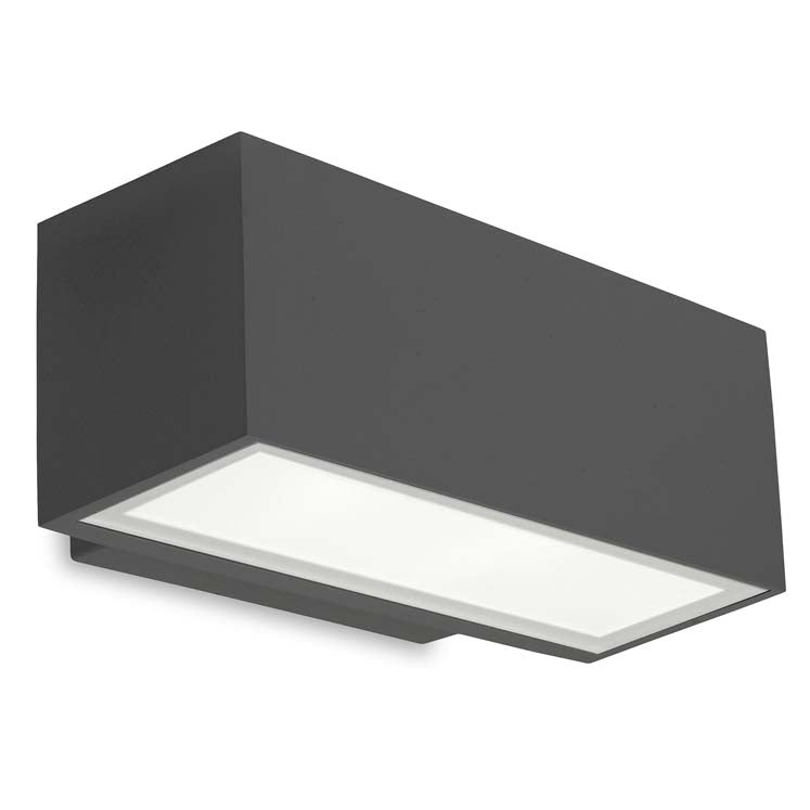 Afrodita LED 275mm Single Emission Wall Light | 11.4W 4000K CRI92 | Urban grey | 05-E168-Z5-CM