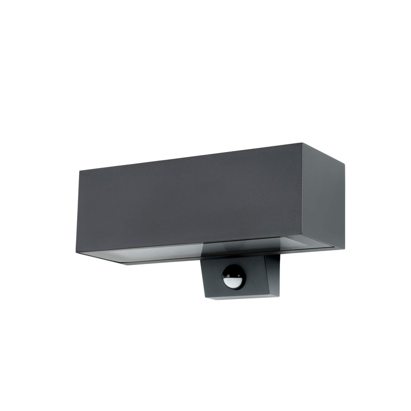 Afrodita LED 335mm Single Emission Sensor Wall Light | 27.7W 3000K CRI92 | Urban grey | 05-E174-Z5-CL