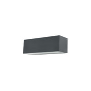Afrodita LED 275mm Single Emission Wall Light | 11.4W 2700K CRI92 DALI-2 / Push | Urban grey | 05-E178-Z5-CK