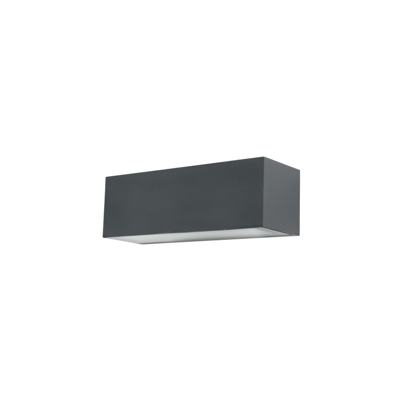 Afrodita LED 275mm Single Emission Wall Light | 11.4W 3000K CRI92 DALI-2 / Push | Urban grey | 05-E178-Z5-CL