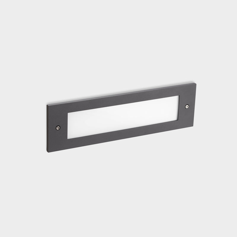 Micenas Symmetrical Recessed Wall Light | 10.3W 2700K CRI80 | Urban grey | 05-E183-Z5-EH