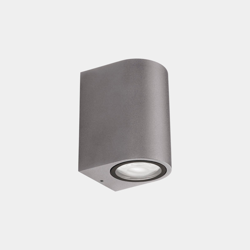 Eko Single Emission Wall Light | 6.1W 3000K CRI80 Phase Cut | Grey | 05-E187-34-CL