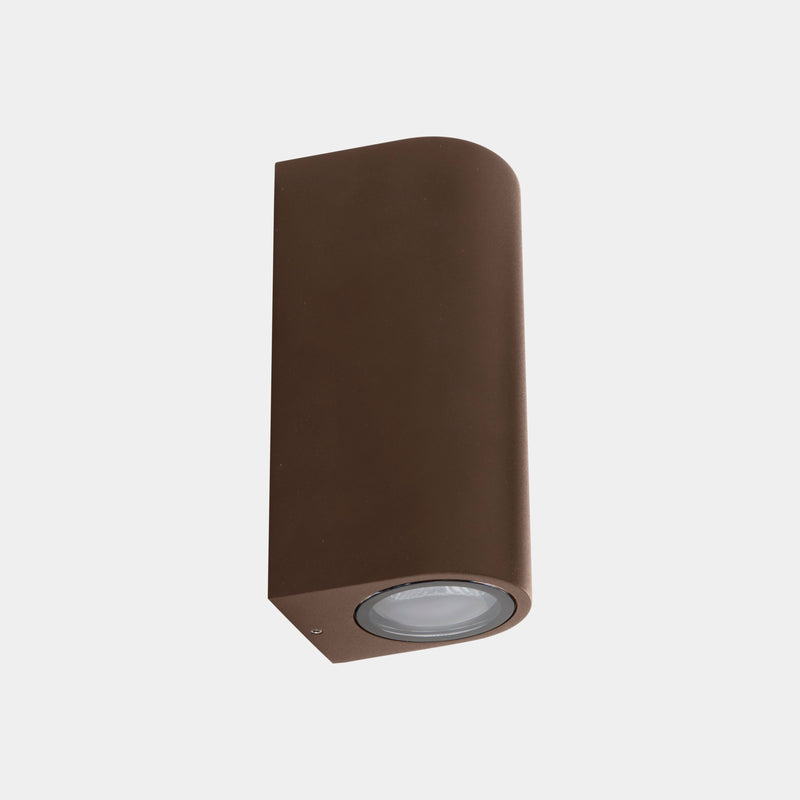 Eko Double Emission Wall Light | 12.2W 3000K CRI80 Phase Cut | Brown | 05-E189-J6-CL