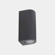 Eko Double Emission Wall Light | 12.2W 3000K CRI80 Phase Cut | Urban grey | 05-E189-Z5-CL