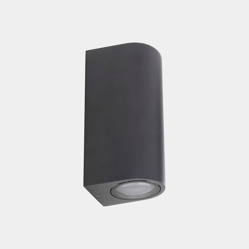 Eko Double Emission Wall Light | 12.2W 3000K CRI80 Phase Cut | Urban grey | 05-E189-Z5-CL