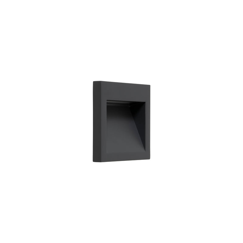Micenas Asymmetrical Square Small Recessed Wall Light | 3.0W 2700K CRI80 | Urban grey | 05-E200-Z5-CK