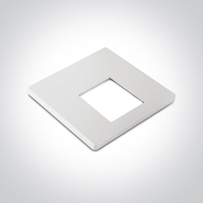 050000B4/W WHITE SQUARE COVER FOR 68000B